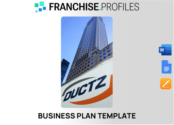 DUCTZ Franchise Business Plan Template