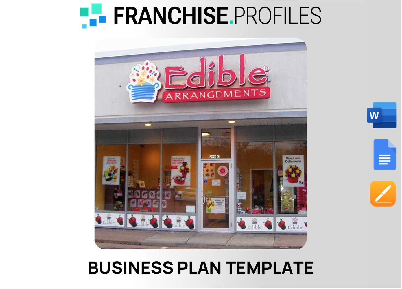 Edible Arrangements Franchise Business Plan Template