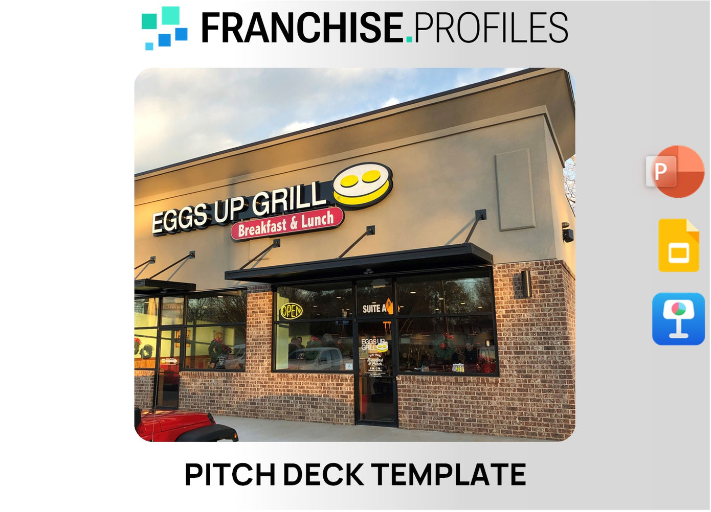 Eggs Up Grill Franchise Pitch Deck Template