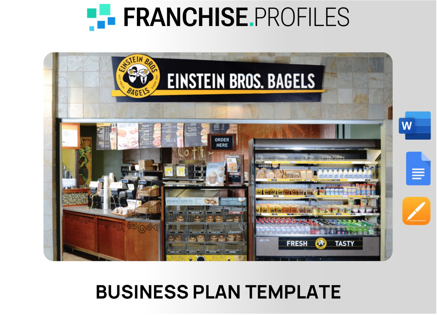Einstein Bros. Bagels Franchise Business Plan Template