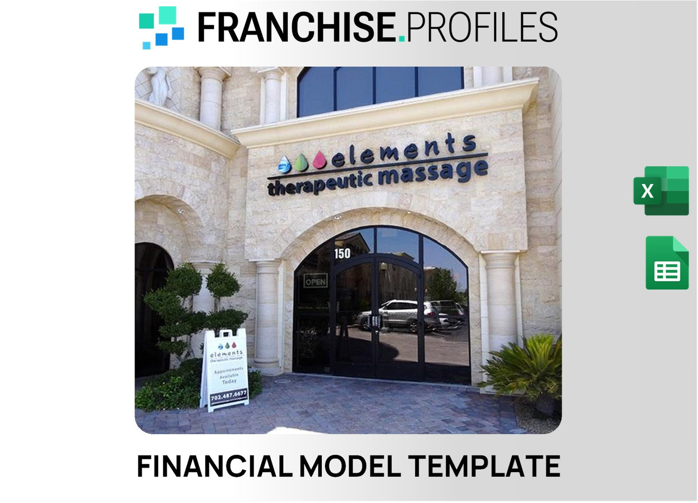 Elements Massage Franchise Financial Model Template