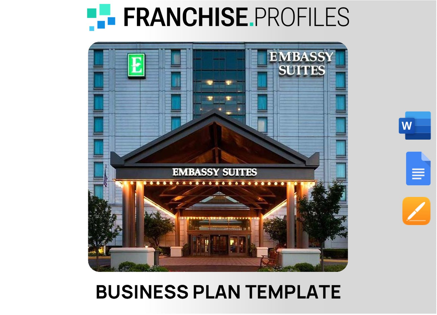 Embassy Suites Franchise Business Plan Template