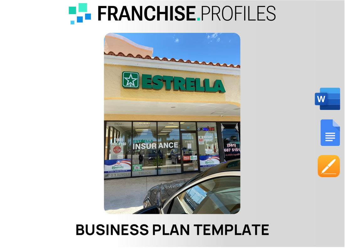 Estrella Insurance Franchise Business Plan Template