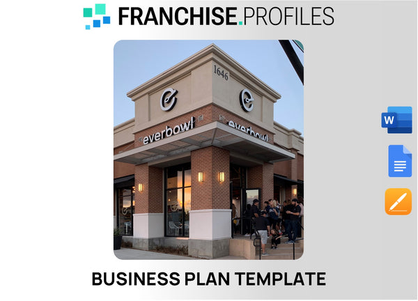 Everbowl Franchise Business Plan Template
