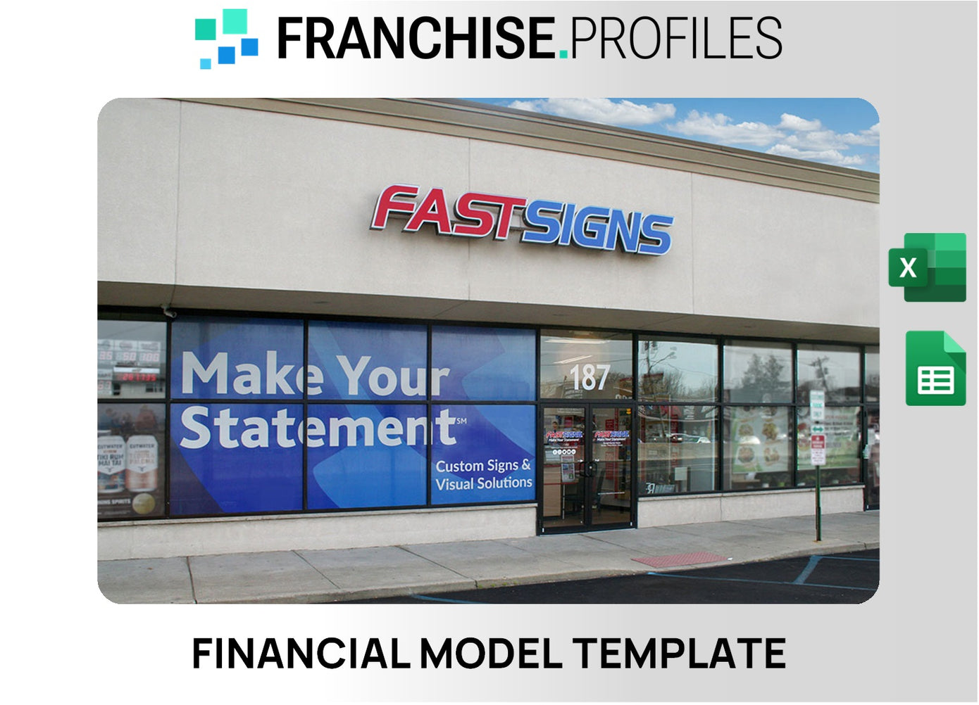 FASTSIGNS Franchise Financial Model Template