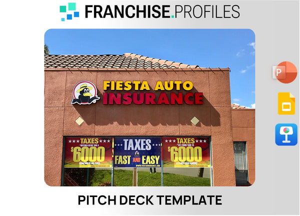Fiesta Insurance Franchise Pitch Deck Template
