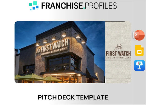 First Watch Franchise Pitch Deck Template