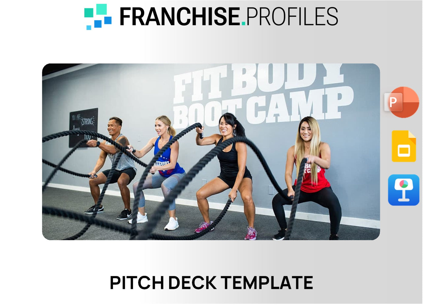 Fit Body Boot Camp Franchise Pitch Deck Template