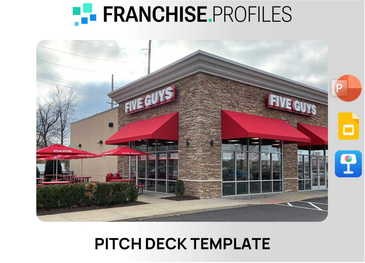 Five Guys Burgers and Fries Franchise Pitch Deck Template