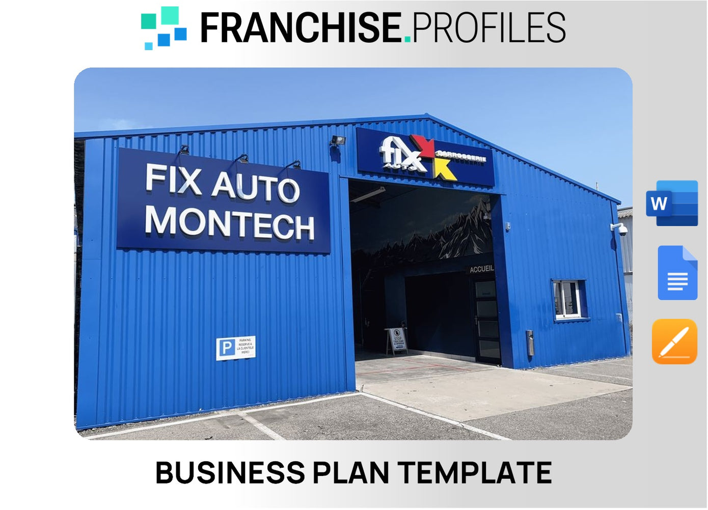 Fix Auto Franchise Business Plan Template