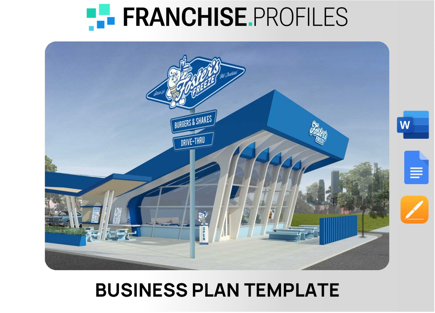 Fosters Freeze Franchise Business Plan Template