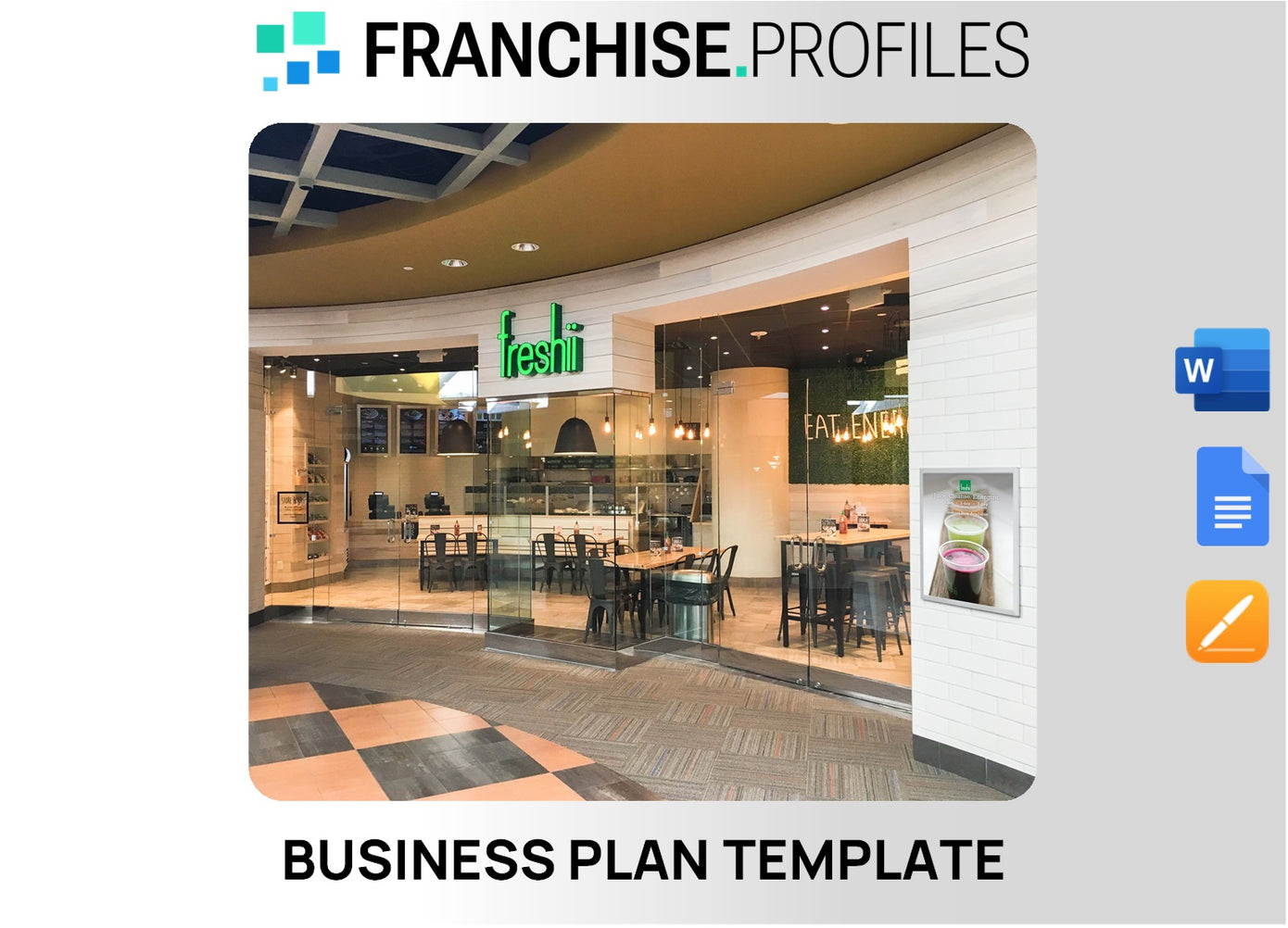 Freshii Franchise Business Plan Template