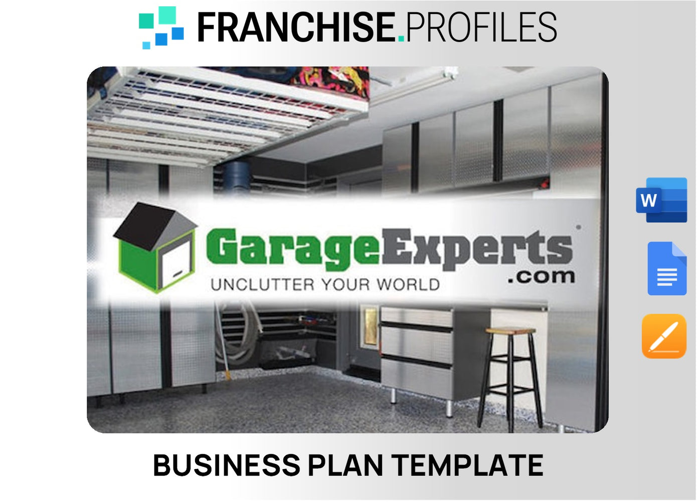 Garage Experts Franchise Business Plan Template