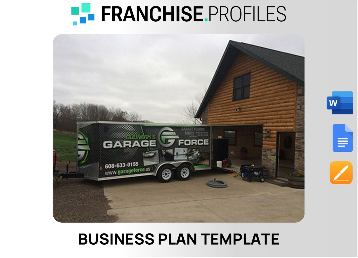 Garage Force Franchise Business Plan Template