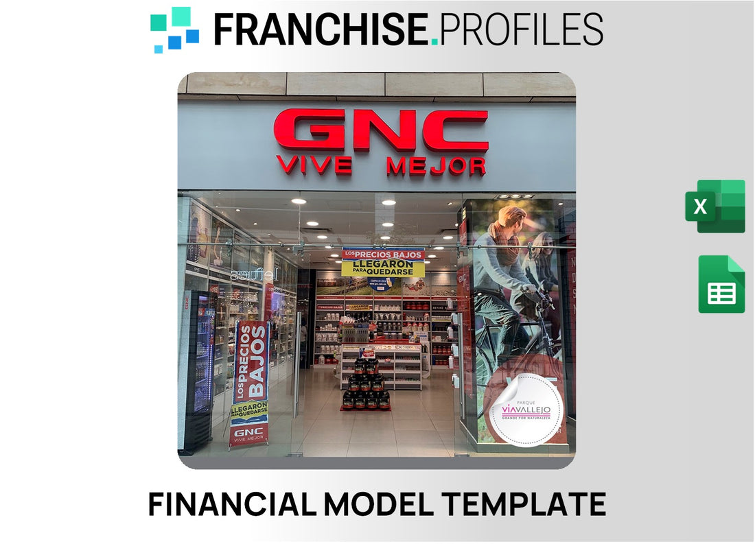 GNC Franchise Financial Model Template