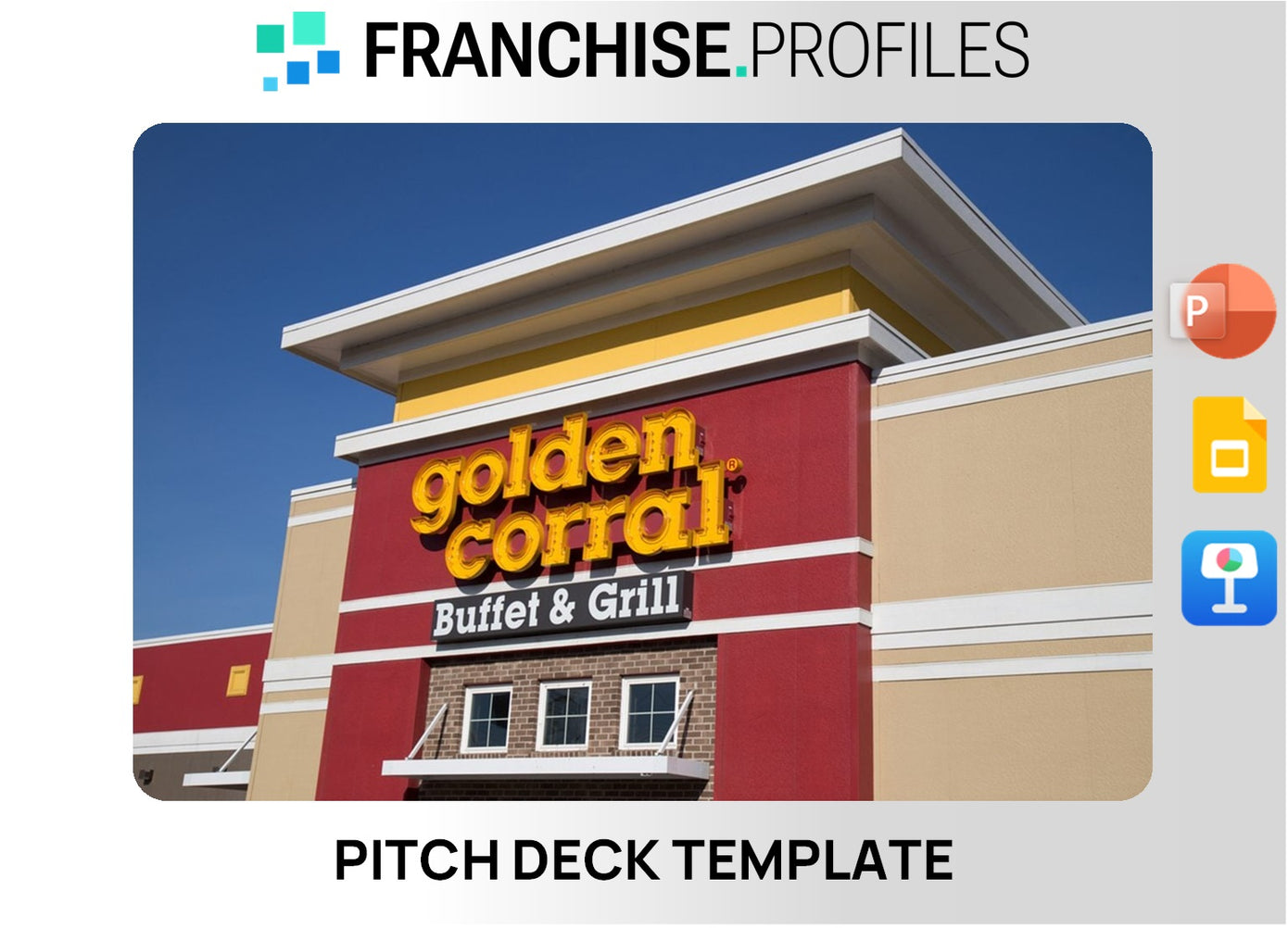 Golden Corral Franchise Pitch Deck Template