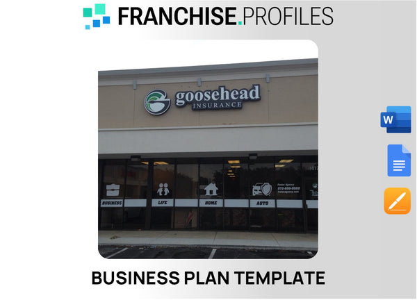 Goosehead Insurance Franchise Business Plan Template