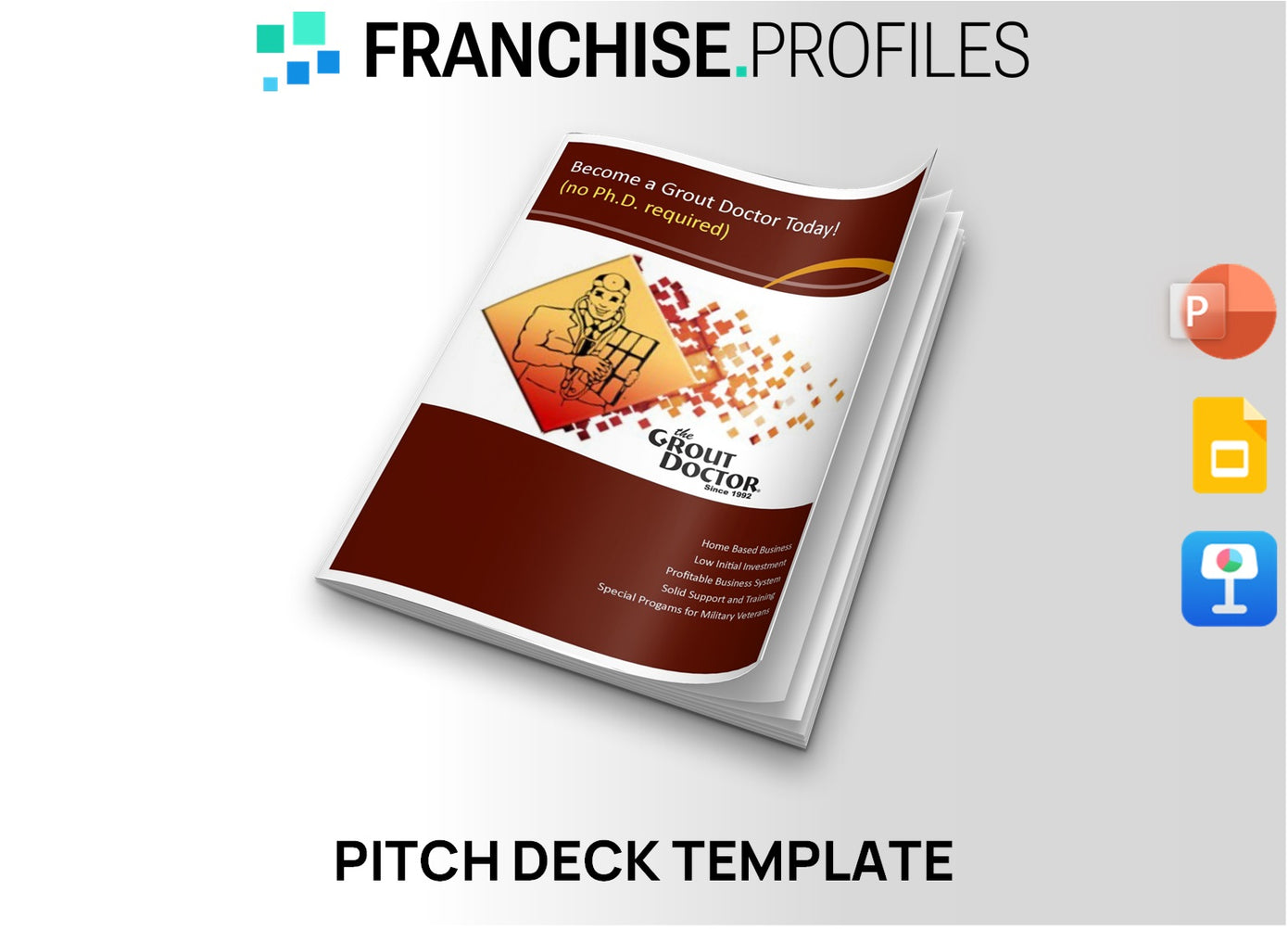 The Grout Doctor Franchise Pitch Deck Template