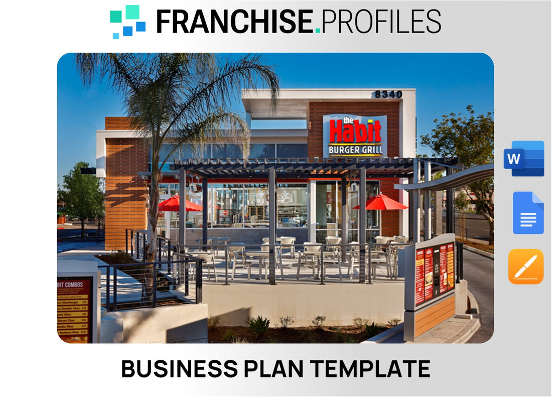 The Habit Burger Grill Franchise Business Plan Template