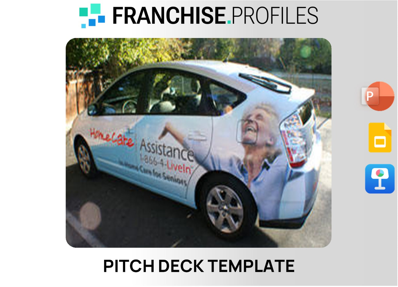 Home Care Assistance 1-866-4-LiveIn Franchise Pitch Deck Template