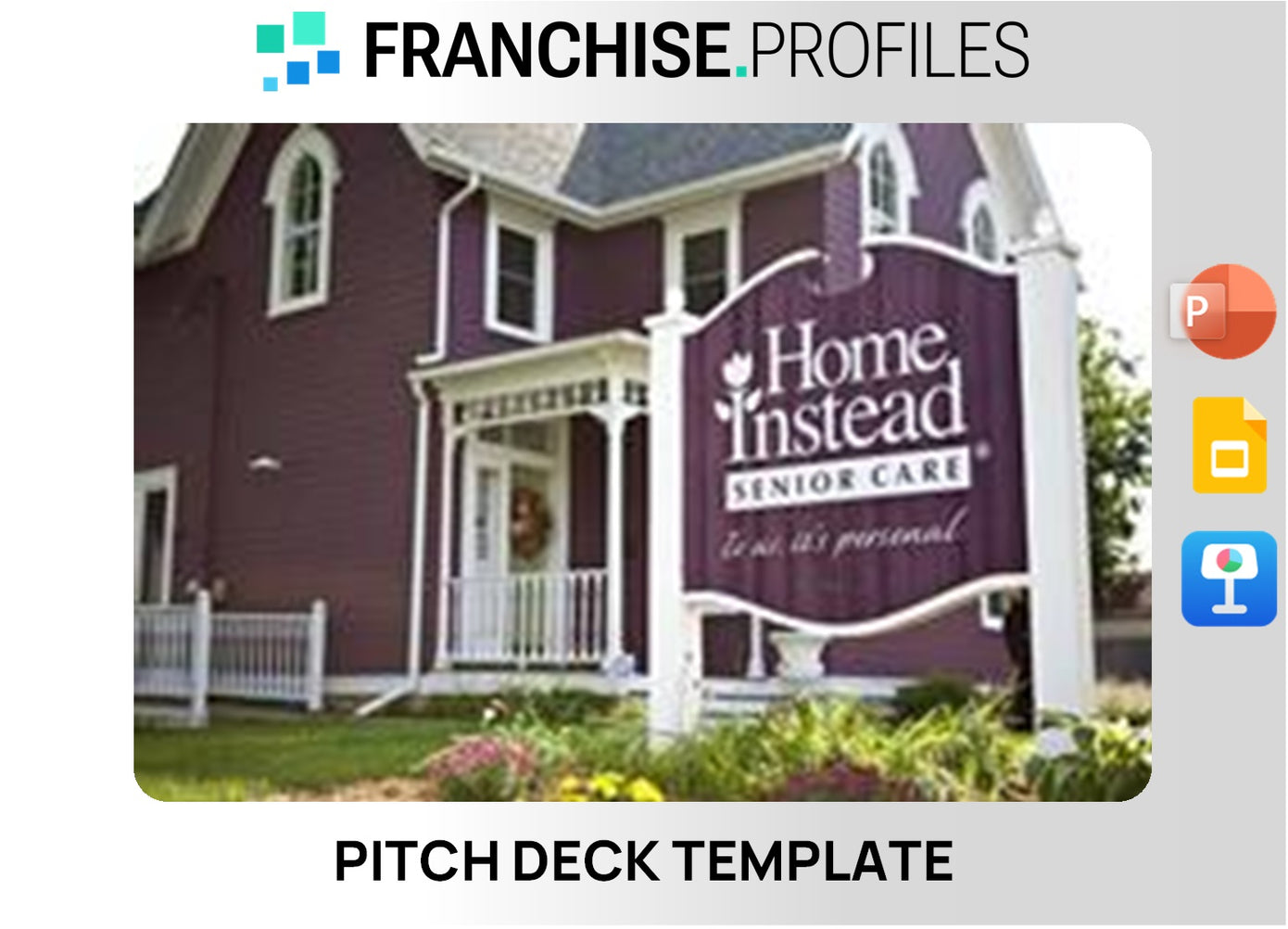 Home Instead Senior Care Franchise Pitch Deck Template