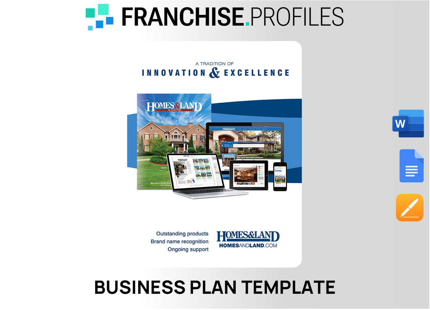 Homes & Land Franchise Business Plan Template
