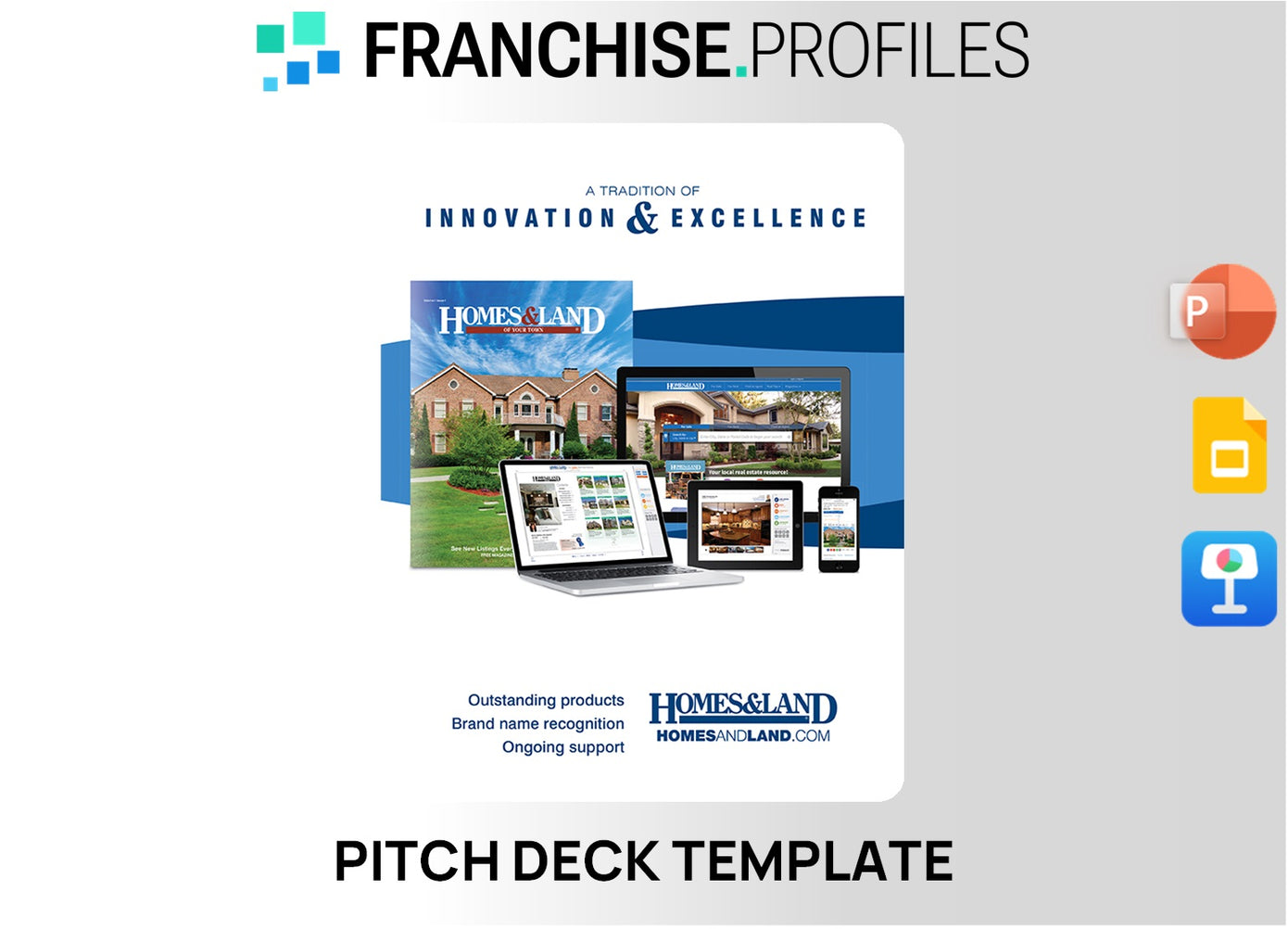 Homes & Land Franchise Pitch Deck Template