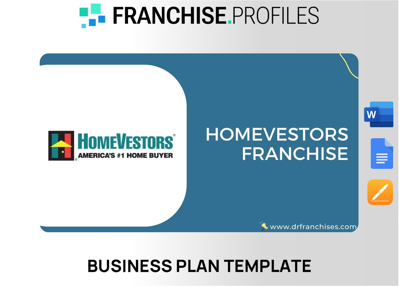 HomeVestors Franchise Business Plan Template