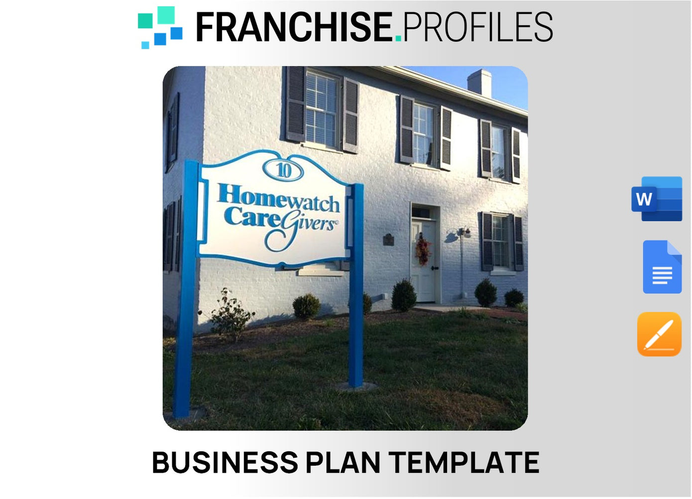 Homewatch CareGivers Franchise Business Plan Template