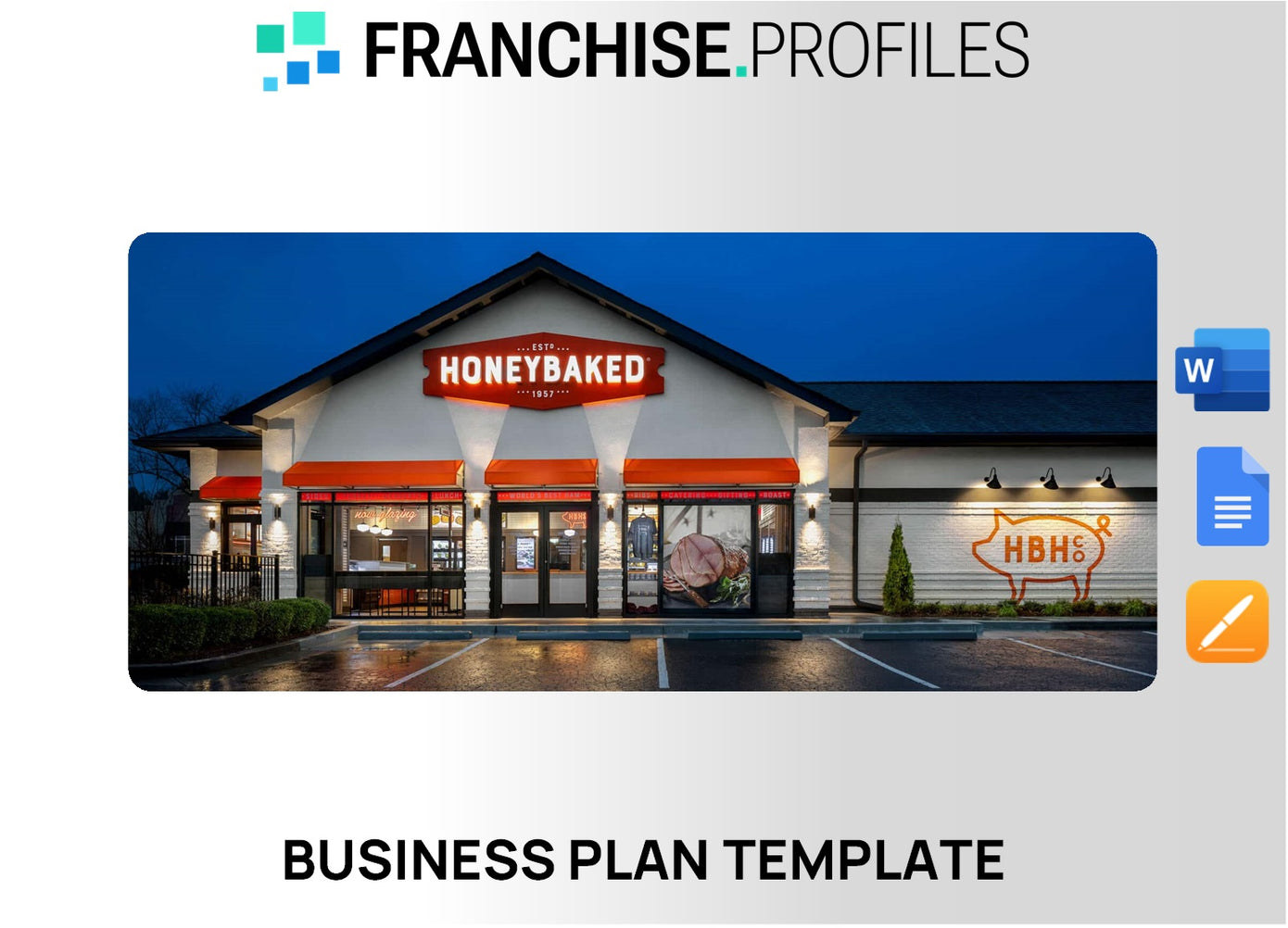 HoneyBaked Ham Franchise Business Plan Template