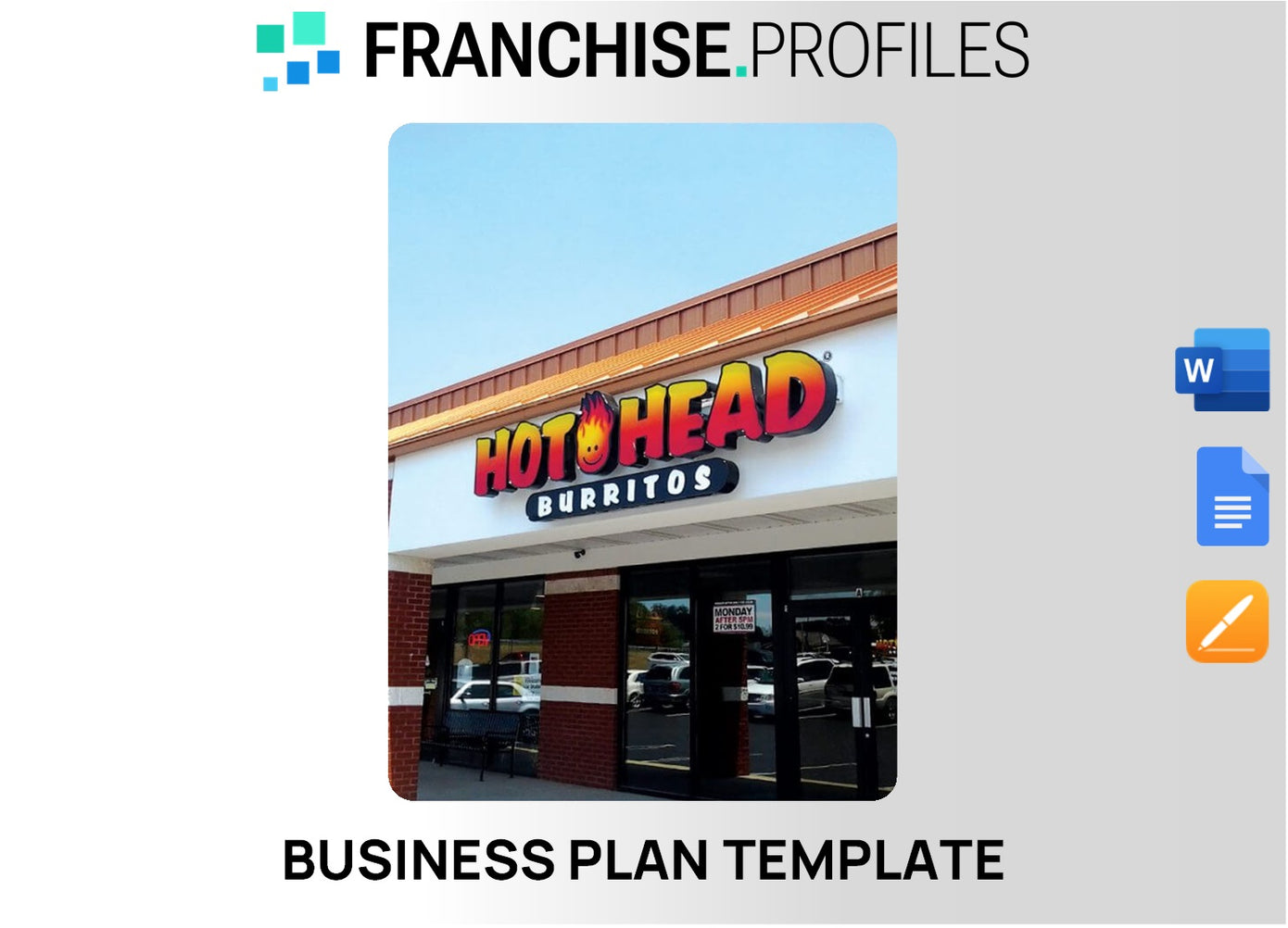 Hot Head Burritos Franchise Business Plan Template