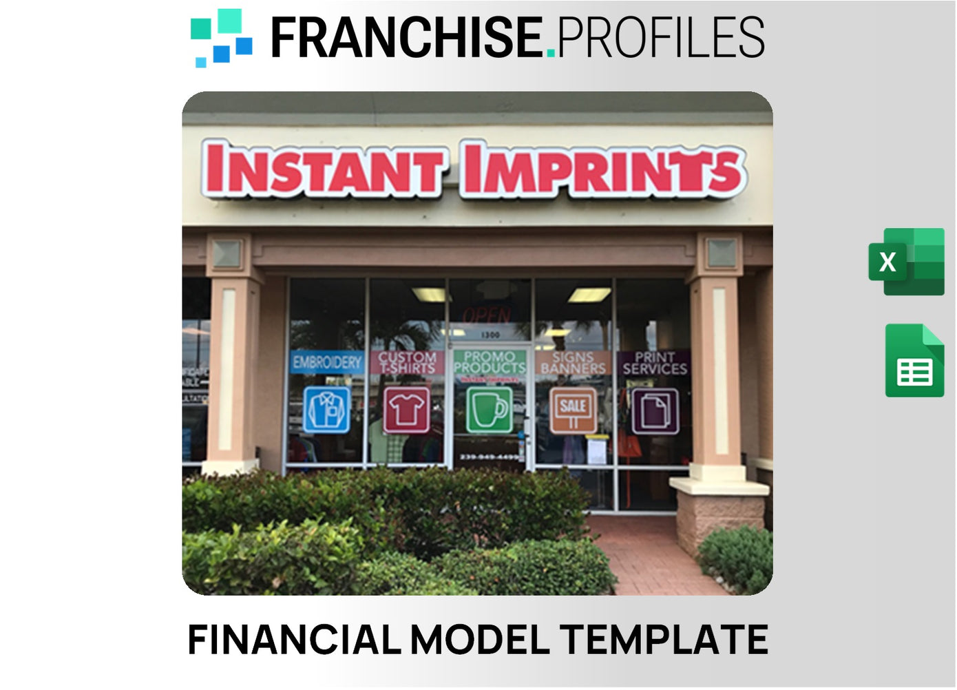 Instant Imprints Franchise Financial Model Template