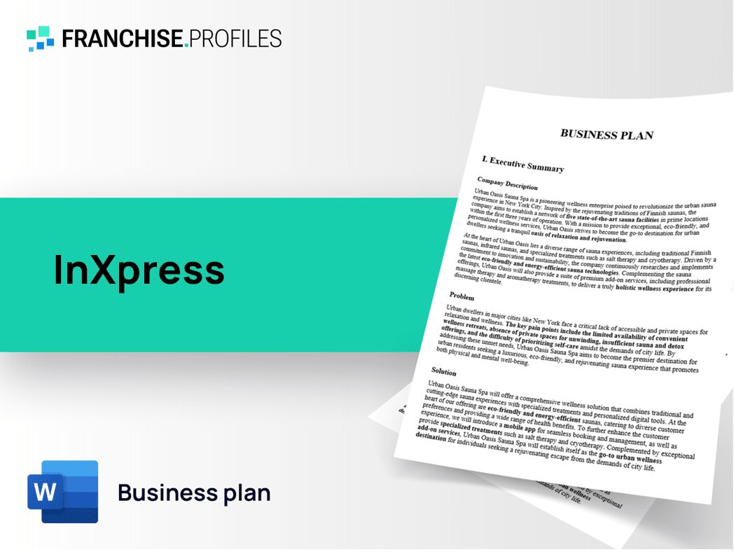 InXpress Franchise Business Plan Template