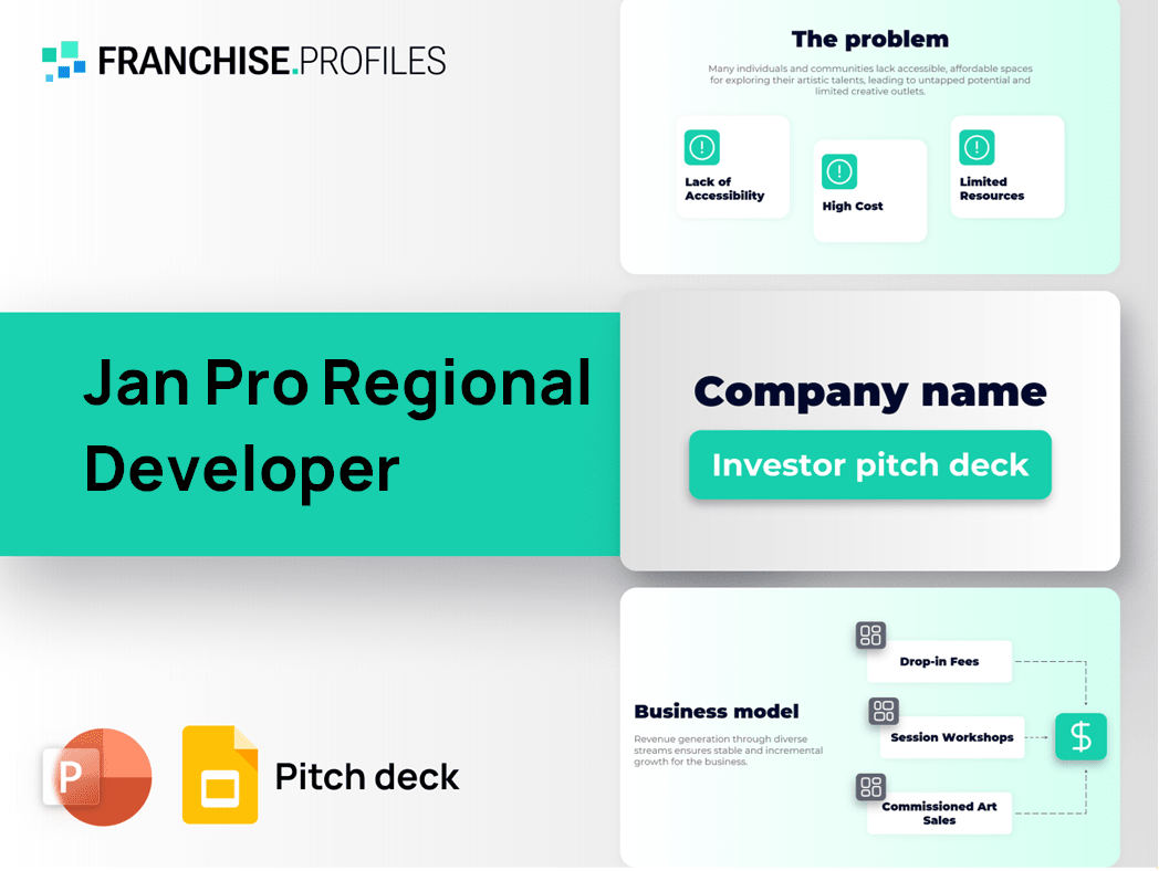 Jan Pro Regional Developer Franchise Pitch Deck Template