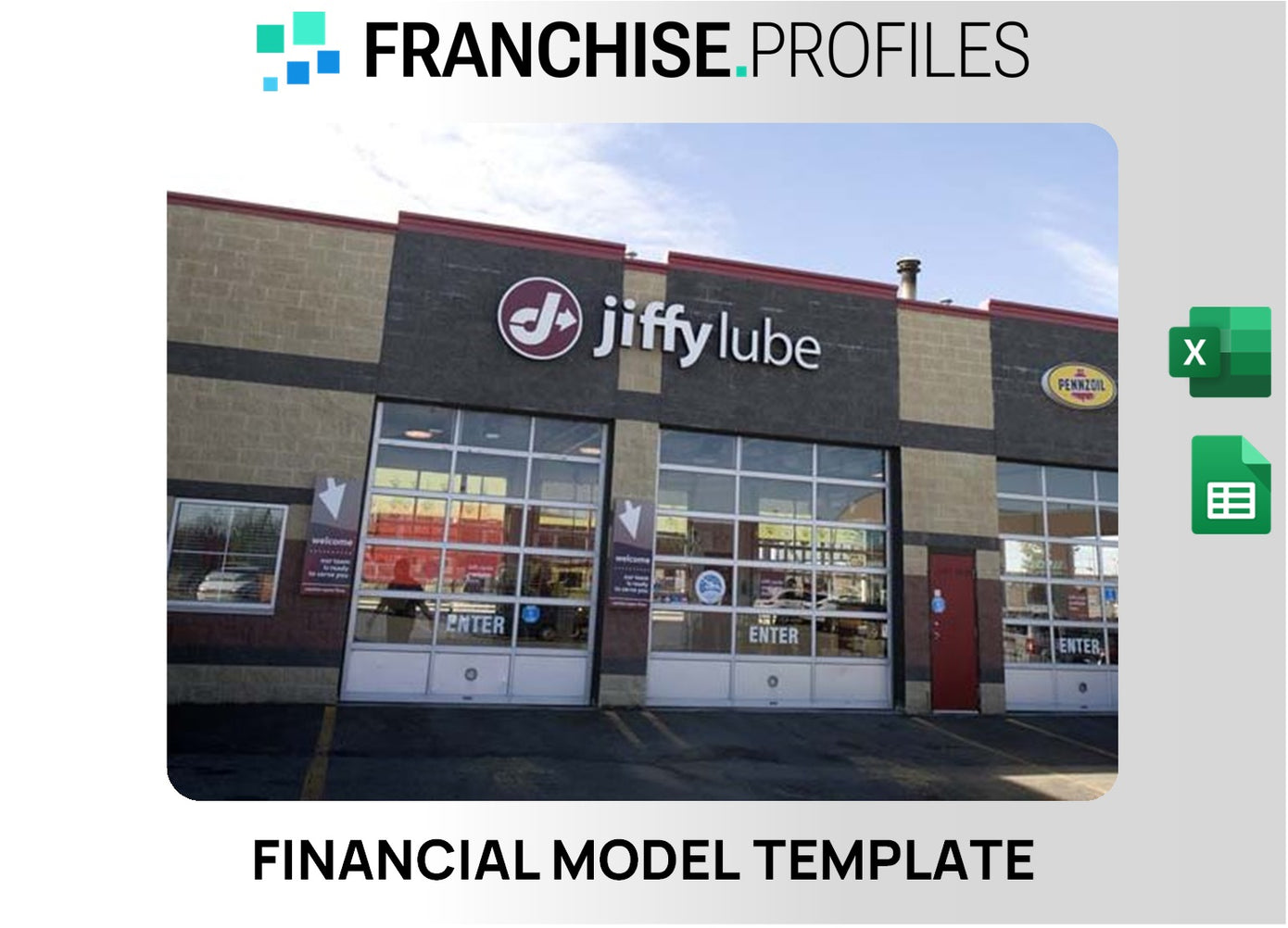 Jiffy Lube Franchise Financial Model Template