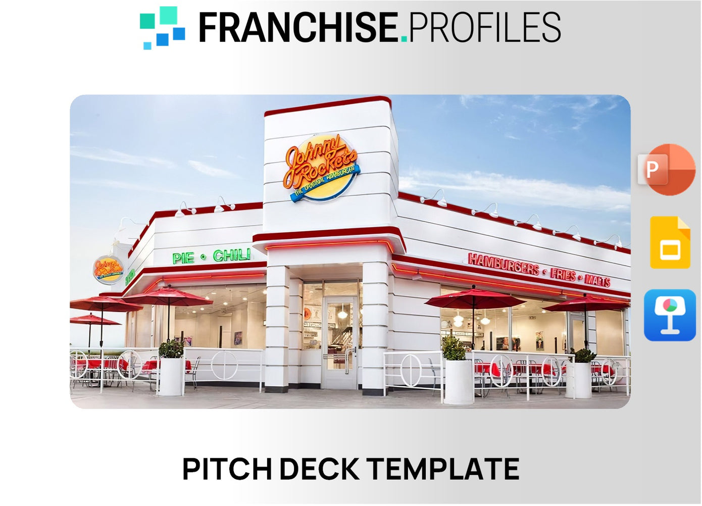Johnny Rockets Franchise Pitch Deck Template
