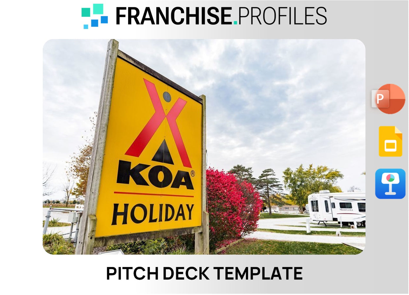 KOA Franchise Pitch Deck Template