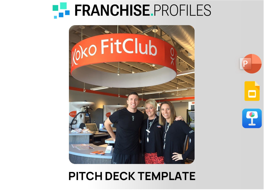 Koko FitClub Franchise Pitch Deck Template
