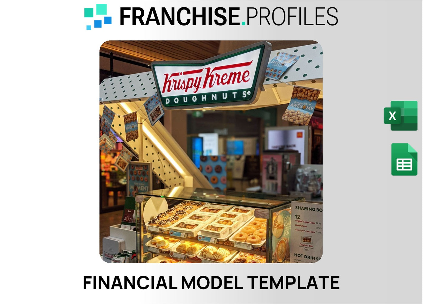 Krispy Kreme Doughnuts Franchise Financial Model Template
