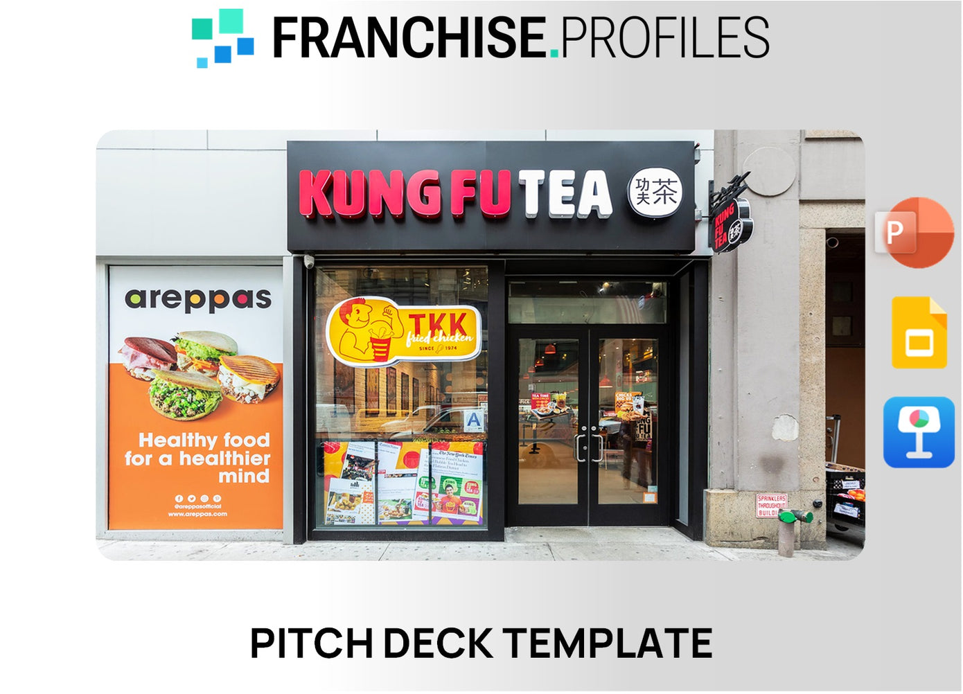 Kung Fu Tea Franchise Pitch Deck Template