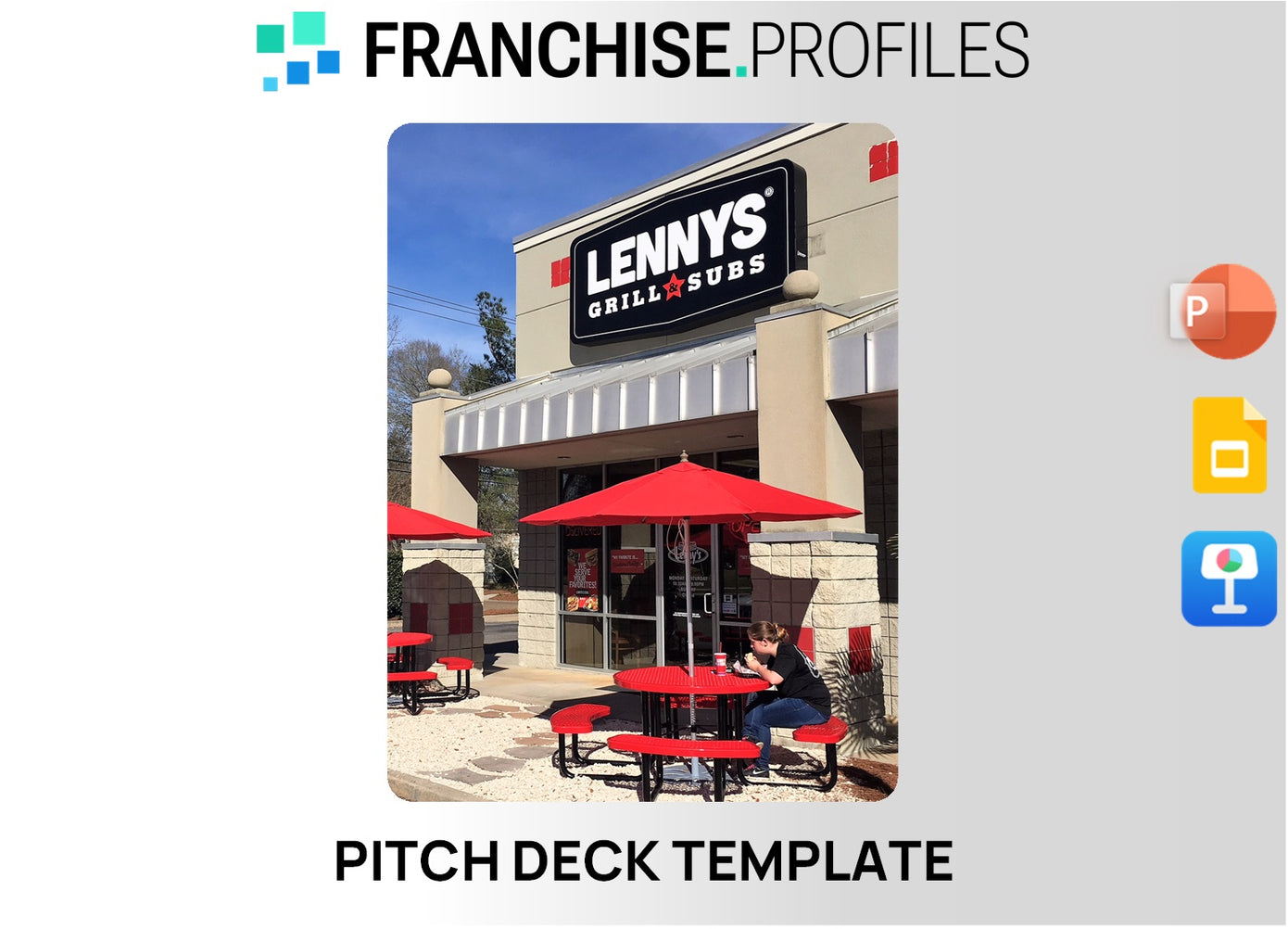 Lenny's Grill & Subs Franchise Pitch Deck Template
