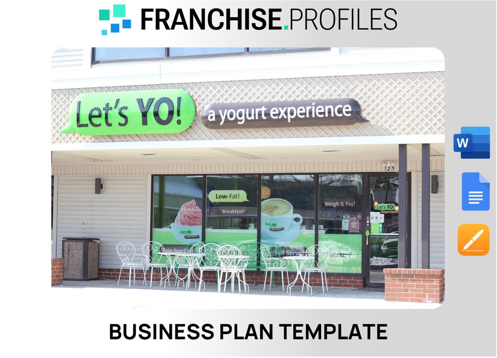 Let's YO! Franchise Business Plan Template