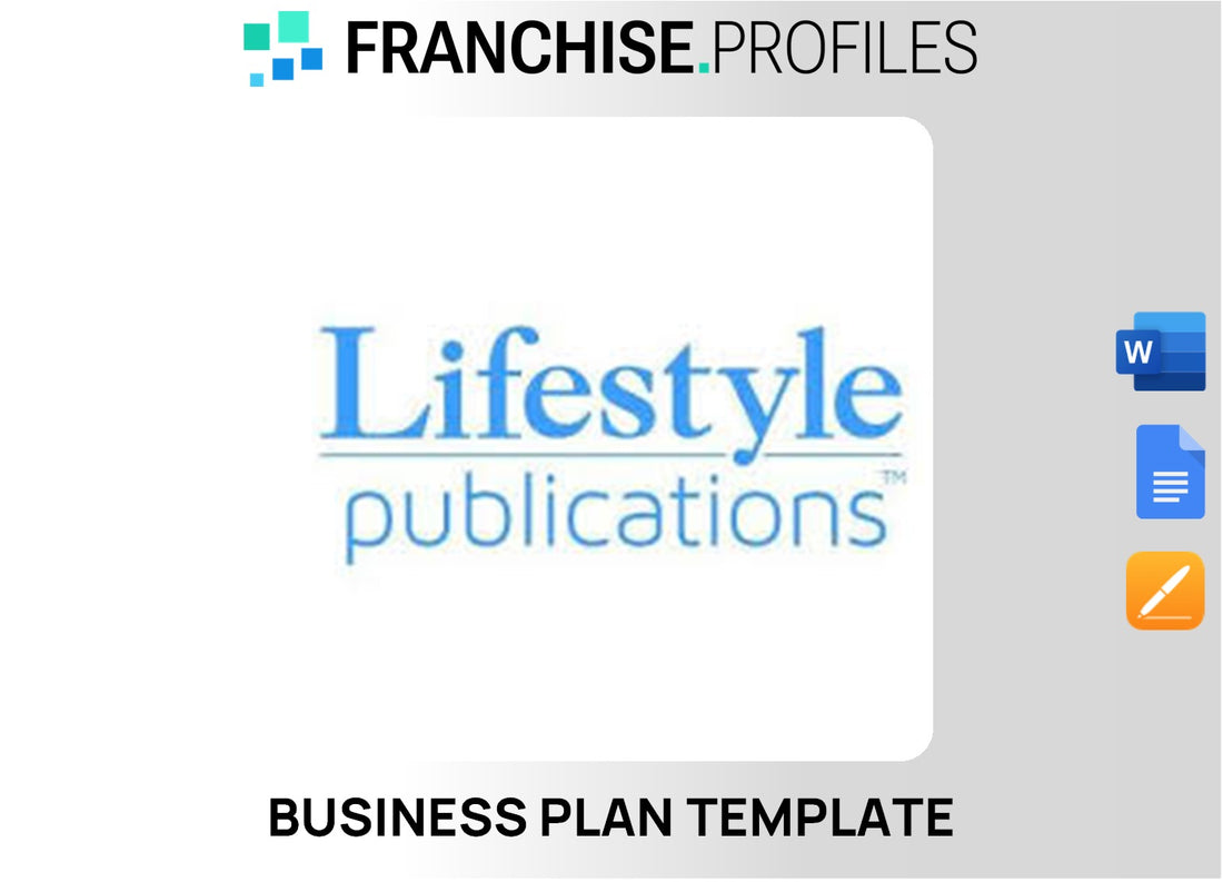 Lifestyle Publications Franchise Business Plan Template