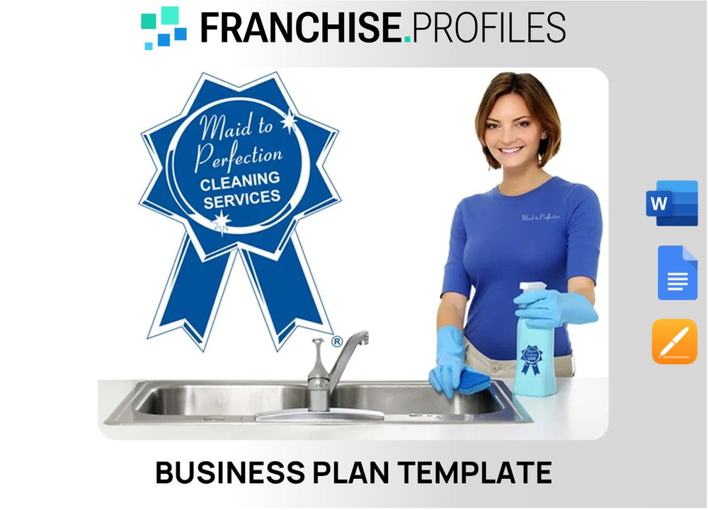 Maid to Perfection Franchise Business Plan Template