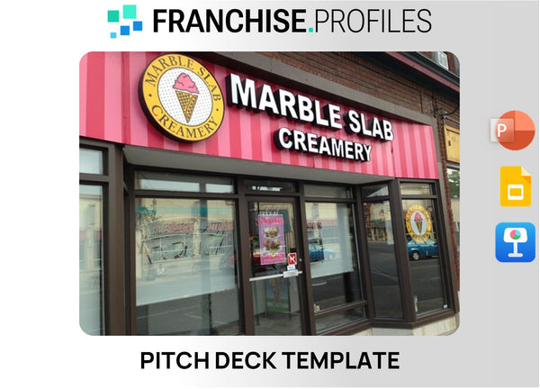 Marble Slab Creamery Franchise Pitch Deck Template