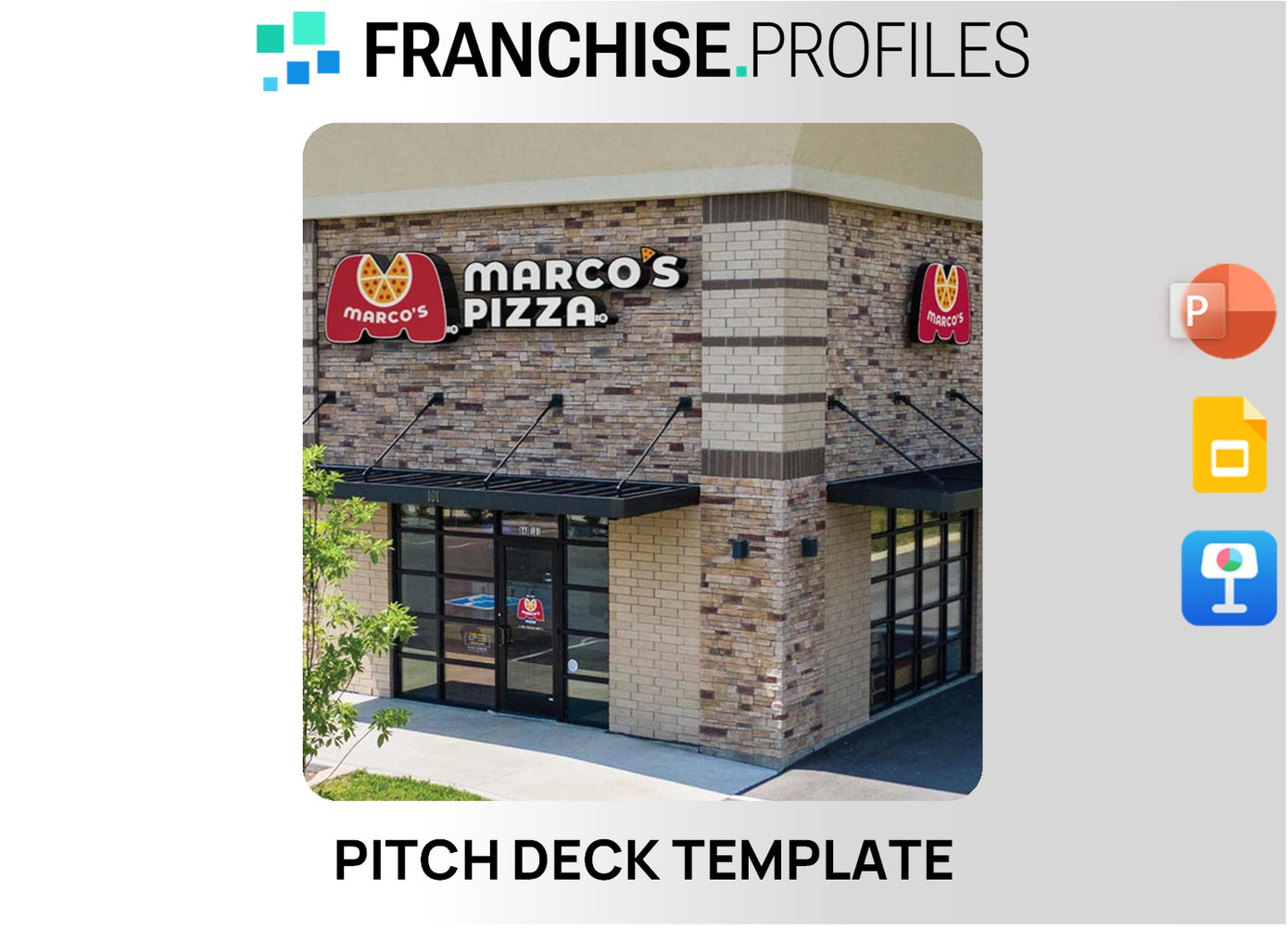 Marco's Pizza Franchise Pitch Deck Template