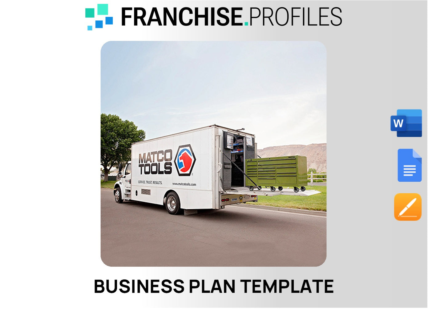 Matco Tools Franchise Business Plan Template