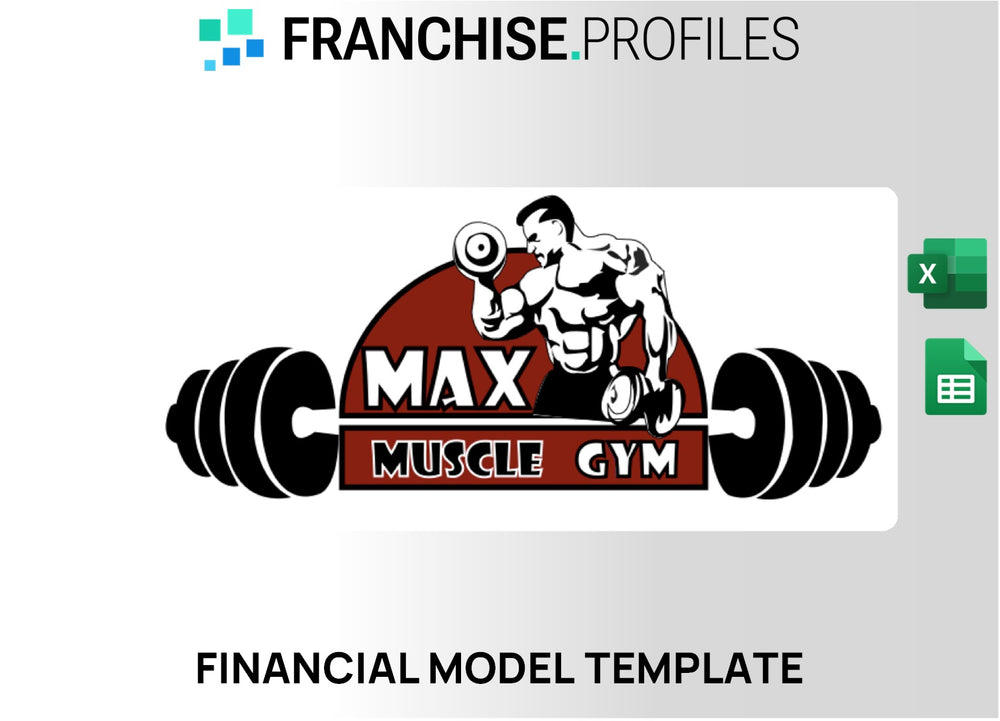 Max Muscle Franchise Financial Model Template