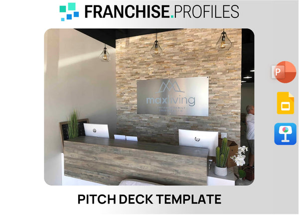 MaxLiving Franchise Pitch Deck Template