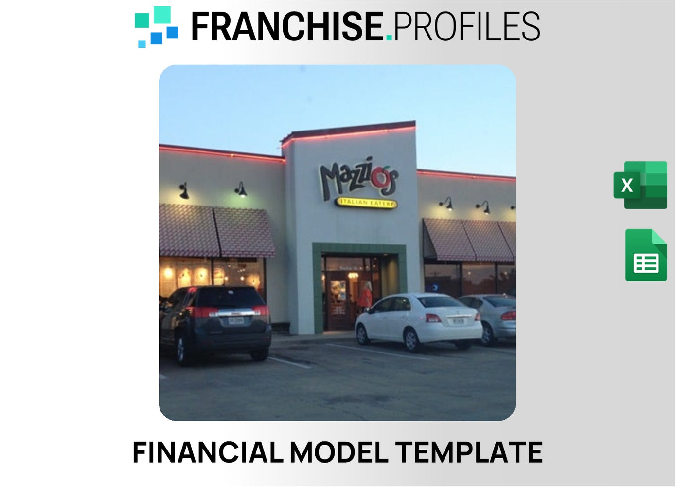 Mazzio's Italian Eatery Franchise Financial Model Template